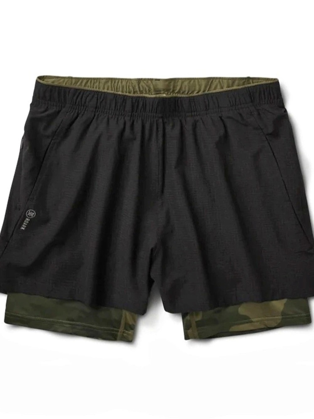 NWT Roark Bommer 3.5” Lined Mens Shorts Black Small